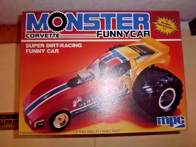 MPC 1/25 Monster Corvette Funny Car Open Box 6477 As Is Sale • $19.95