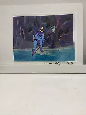 💪 He-Man And The Masters Of The Universe Animation Cel Copy Bg/ Coa Skeletor • $175