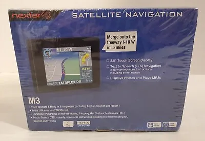 Nextar GPS M3 Satellite Navigation System 3.5 Color Touch Screen MP3 Player NEW • $25.95