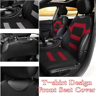 £18.49 • Buy T-shirt Design Front Seat Cover Protector Cushion For Car Interior Accessories