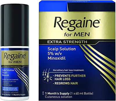 REGAINE For Men 5% Hair / Scalp Treatment Solution 60ml UK Stock ~~ • £17