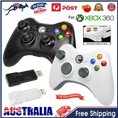 Wireless Controller For XBOX 360/360 Slim/360 E PC Windows 10/8/7 Gamepad Laptop • $30.99