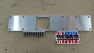 Cummins Turbo Diesel 6BT 5.9L 12v Stainless Steel Custom Intake Manifold Plate • $79.95