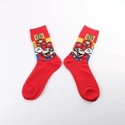 Nintendo Crew Socks -  Unisex  Size Medium   NEW With Tags Mario Bros • $4.50