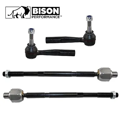 Bison Performance 4pc Inner & Outer Steering Tie Rod End Kit For Saab 9-5 02-09 • $33.95