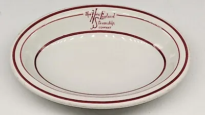 The New England Steamship Company Restaurant Ware Oval Trinket Dish • $45