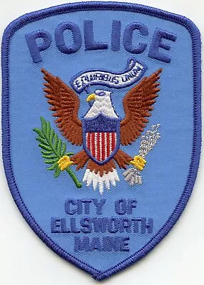 Ellsworth Maine Me Police Patch • $9.99