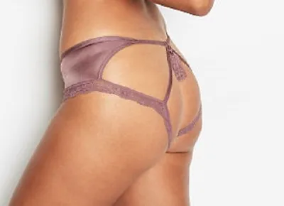 Victoria Secret Very Sexy Tassel Back Cheeky Panty Winter Grape 6W7 ~U Pik Size • $10