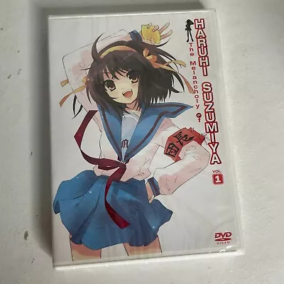 New The Melancholy Of Haruhi Suzumiya Vol 1 Anime DVD Bandai Sealed • $16.99