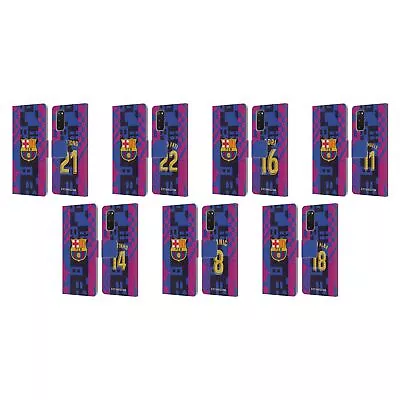 Fc Barcelona 2021/22 Players Third Kit Group 1 Leather Book Case For Samsung 2 • £17.95