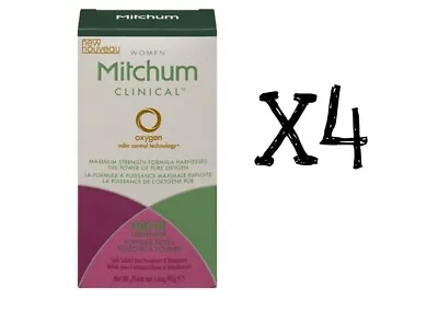 Mitchum Women Clinical Unscented Soft Solid Antiperspirant Deodorant 1.6oz X4 • $53.99