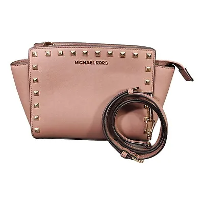 Michael Kors Selma Stud Crossbody - Women Messenger Bag - Stylish Designer Purse • $129