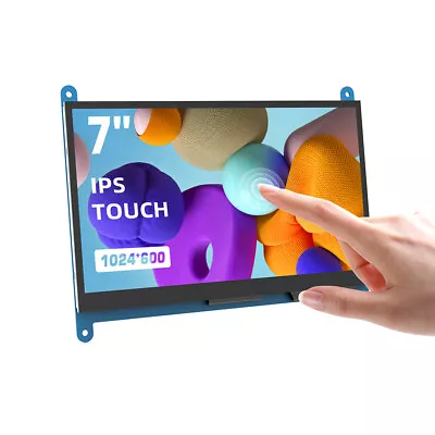7  Portable HDMI Monitor IPS LCD Display Compatible With RasPi 4/3/2/1/3B+/BB • £45.59