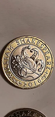 £465.26 • Buy 2Pound 🪙 2016 WILLIAM SHAKESPEARE ✨️COMEDIES 💰Valuable Collectable RaRE 👍