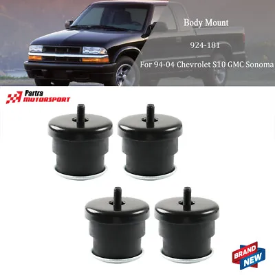 Fit For 94-04 Chevy S10 GMC Sonoma Pickup 2.2L 4.3L 4Pcs Body Mount Kit 924-181 • $86.33