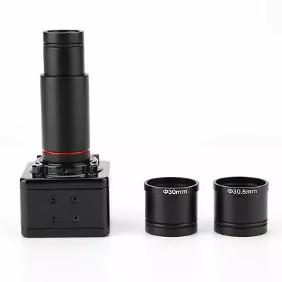 Microscope CMOS Camera HD 5MP USB Digital Electronic Eyepiece W/ C Mount Adapter • £9.59