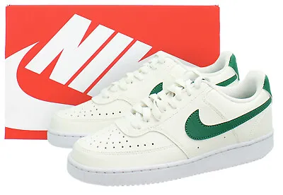 Nike Court Vision Shoes Low Next Nature Women's Sneakers FQ8892 Ivory & Green • $59.99