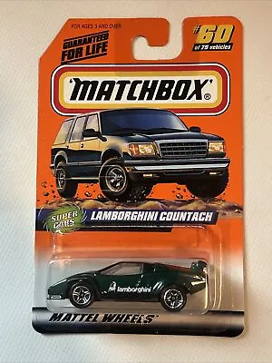 1998 Matchbox Super Car Series 8 LAMBORGHINI COUNTACH D2 • $11.99