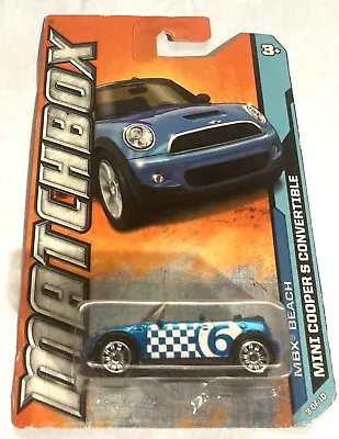 🏁 Matchbox 2012 Mini Cooper S Convertible MBX Beach 1:64 🏁 • $10.99