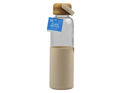 £7.49 • Buy Cooke & Miller GLASS Water Bottle 500ml Sports Silicone Sleeve BPA Free