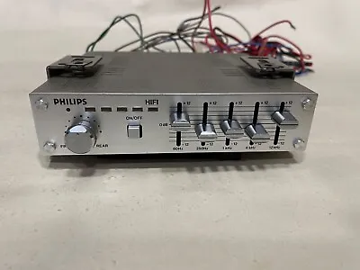 PHILIPS HIFI 150 Equalizer Amplifier Vintage Car Audio MADE IN JAPAN • £139