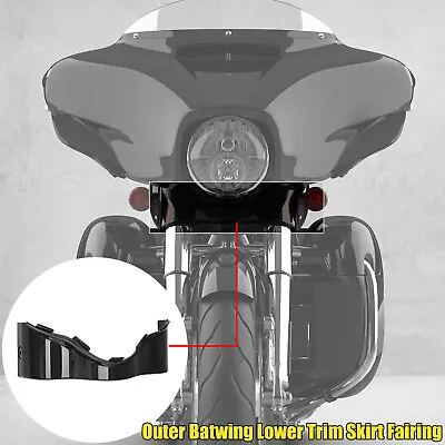 Batwing Fairing Lower Trim Skirt For Harley Touring Electra Street Glide 14-22 • $21.83