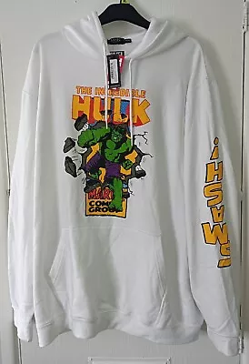 £14.99 • Buy BNWT Boohoo Man Big & Tall Mens Hoodie Size 5XL Hulk Marvel Xxxxxl 