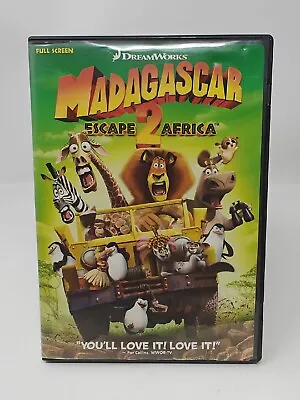 Madagascar: Escape 2 Africa DVD 2009 (Full Frame Ben Stiller Wanda Sykes) • $3.90