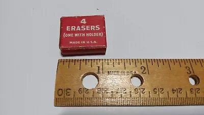 Vintage Parker Lead Cartridge Esterbrook Erasers American Zip Eraser & Lead Lot • $13.99