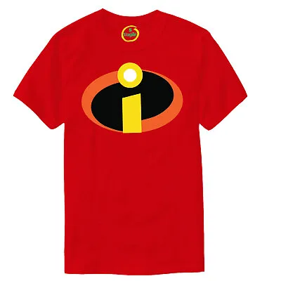 The Incredibles Mr Symbol Superhero Costume Men Kids Unisex CrewNeck Tee T-Shirt • £6.99