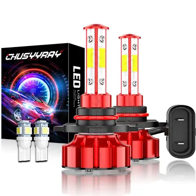 Brightest 9005 LED Headlight Super Bright Bulbs Kit 6K 20000LM High/Low Beam HB3 • $13.99