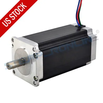 Nema 23 Stepper Motor 3Nm(425oz.in) 4.2A 113mm 10mm Shaft For CNC Router Mill • $30.99