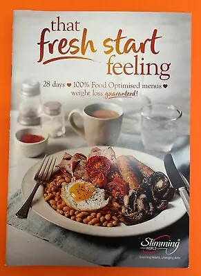£4.99 • Buy Slimming World  That Fresh Start Feeling  28 Day Menu