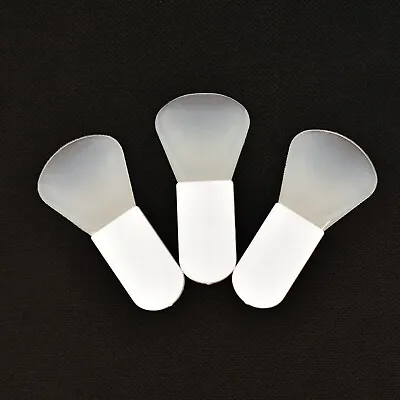 3Pcs Spatula Face Mask Silicone Cosmetic Applicator Body Cream Waxing Mud Brush • £3.99