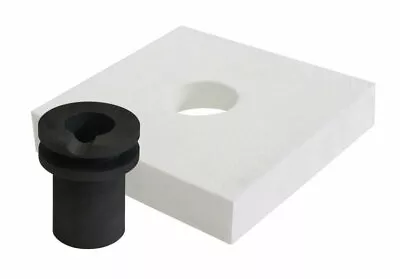 $49.95 • Buy 10 Oz Deluxe QuikMelt Topper Kit Flange Crucible Jewelry Metal Casting Kiln Tool
