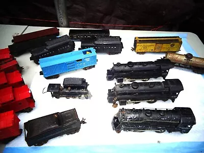 Vintage Lionel Train Steam Engine LOT OF 3 Locomotive Cars Caboose Bronx Zoo Oil • $9.99