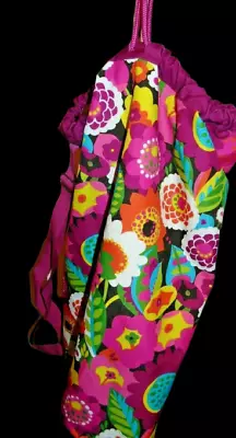 Vera Bradley Va Va Bloom Laundry Bag Adjustable Strap • $48.99