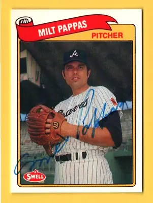 Milt Pappas Hand Signed Autograph Auto 1989 Swell • $5.95