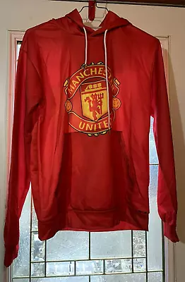 Manchester United Football Club Hoodie Sweatshirt Sweater Pullover Top M Red • $39.99