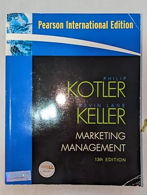 Marketing Management Philip Kotler 13th Edition / International Edition • $9.99