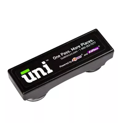 Uni 19-State Portable Toll Pass Blends Into Windshield (Black) • $27.36