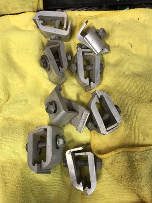 $35 • Buy Aluminum Truck Bed Rack Cap Topper Camper Canopy Shell Utility C Clamp Set Of 8