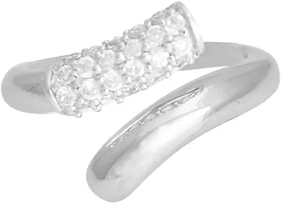 Ring With Crystals Hallmarked 925 Sterling Silver New From Ari D Norman  • £100.70