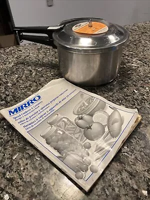 MIRRO-MATIC Pressure Cooker 4 Qt Canner M0404 Polished Aluminum • $33.96