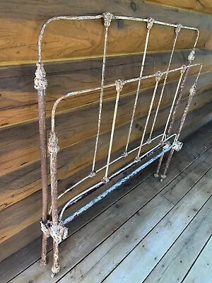 Vintage Victorian Cast Metal Twin Bed Frame Only • $175