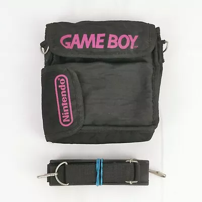 Official Nintendo Gameboy Color Pocket Advance Black Carry Case Travel Bag • £24.99