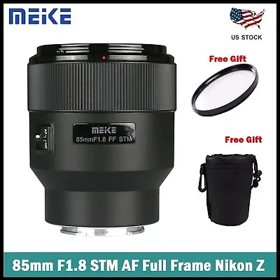 Meike 85mm F1.8 Full Frame AF STM Lens For Nikon Z Mount Z30 Z50 Z5 Z6 II Z7 Z9 • $185