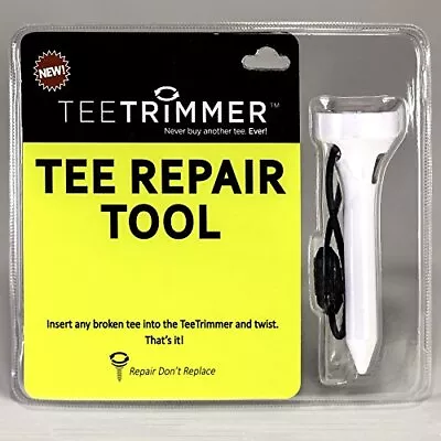 Tee Repair Tool Golfing Accessory Gadget Sharpens Broken Wood & Plastic Tees... • $21.96