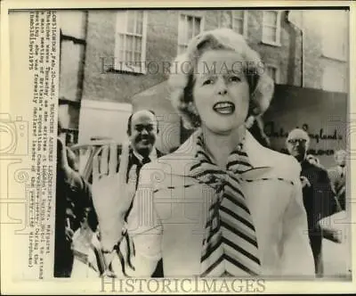 1975 Press Photo British Conservative Leader Margaret Thatcher In London • $19.99