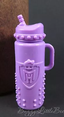 Monster High Doll G3 Clawdeen Wolf Scare-adise Island Purple Water Bottle • $7.99